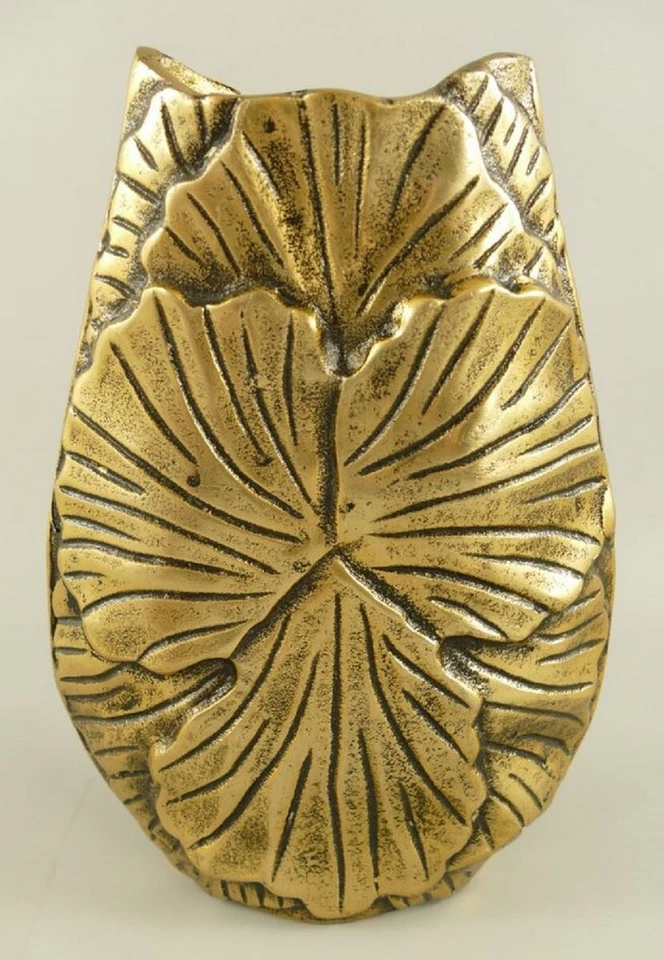 Casa Padrino Deko Vase Bronze H. 27 cm - Aluminium Blumenvase - Bild 1 von 4