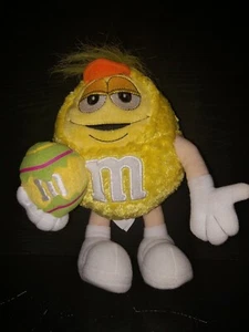 M&M’s Easter Chick 8" Plush Doll YELLOW M&M With EGG 2003 - Picture 1 of 4