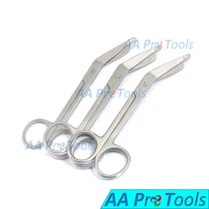 3 Lister Bandage Scissors 4.5" Surgical Medical Instruments Stainless Steel - Picture 1 of 2