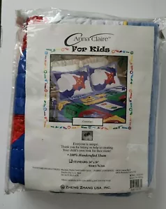 Anna Claire para Niños Almohada Acolchada Estándar Falsa AVIÓN Encrucijada NUEVO - Imagen 1 de 3