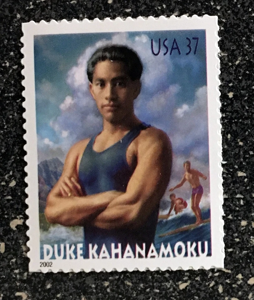 2002USA #3660 37c Duke Kahanamoku - Single Stamp  mint - Image 1 of 1