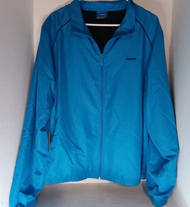 Reebok Women's Mesh Lined Light Weight Jacket Full Zip Blue Size XXL - Picture 1 of 7