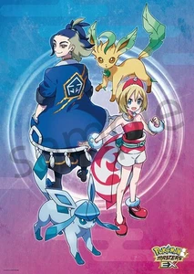 Pokémon Masters EX B2 Poster Irida Adaman Nintendo Dream Pokemon Japan - Picture 1 of 2