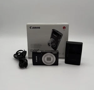 Canon IXUS 185 Schwarz - Kompakte Digitalkamera - 20 MP - Getestet - Bild 1 von 19