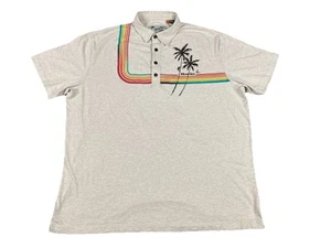 Polo Rookery By Howler Bros da uomo taglia XXL Rookery Polo Look 4 bottoni cocco - Foto 1 di 7