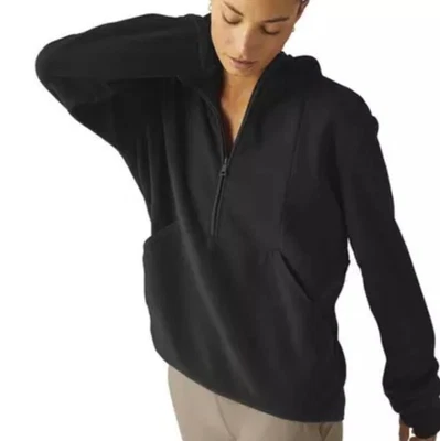 BEYOND YOGA Mujer Beyond Yoga Urban Explorer Manga Larga 1/2 Cremallera Negro Nuevo con Etiquetas Foto 1 de 4