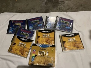 8 Sony DVD R Plus 5 Cd-RW - Photo 1/3