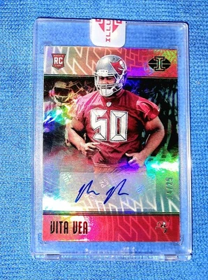 Panini Illusions 2018 sellado y recubierto Vita Vea Rookie verde automático/25 Foto 1 de 2