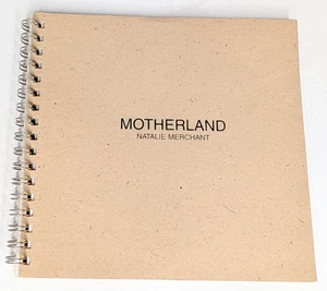 CD promocional Natalie Merchant Motherland libro encuadernado en espiral con letra - Imagen 1 de 6