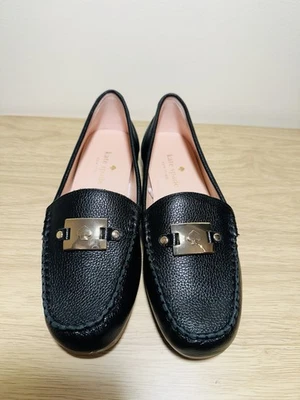 Kate Spade NY Carmen zapatos mocasines de cuero sin cordones negros nuevos sin caja talla 7 Foto 1 de 4