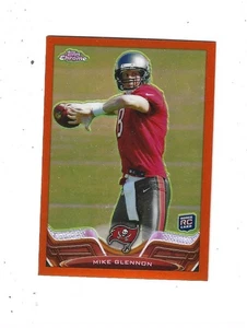 2013 Topps Chrome Orange Refractors #218 Mike Glennon RC  TAMPA BAY BUCCANEERS - Picture 1 of 1