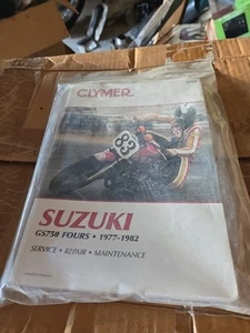 Nuevo manual de reparación de servicio Clymer Suzuki GS750 FOURS 1977 a 1982 #370 - Imagen 1 de 2