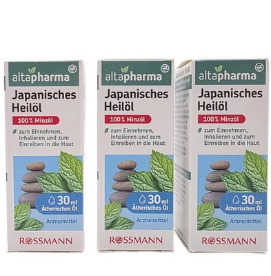 3x altapharma Japanisches Heilöl Heilpflanzenöl Minzöl 3x 30ml - Bild 1 von 2