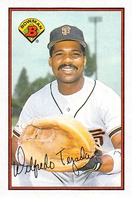 Wil Tejada 1989 Bowman 468  San Francisco Giants  Baseball Card - Image 1 of 2