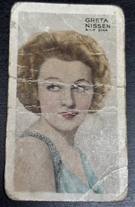 Gallaher Park Drive Cigarette Card - Stars of Screen & Stage - Greta Nissen - Picture 1 of 2