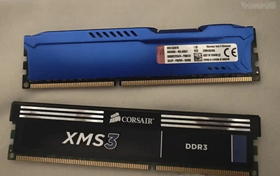 Corsair vengeance 8gb & Kingston hyperX 8gb DDR3, 1333mhz - Image 1 of 2