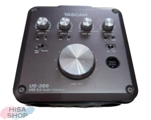 TASCAM US-366 USB Audio Interface Tested Works with Mic Preamp DSP Mixer - Picture 1 of 5
