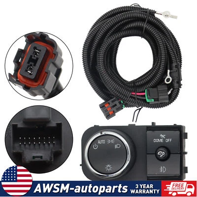 For 07-14 Chevy Silverado Fog Light Wiring Harness & Switch For 07-13 GMC Sierra — 第 1/4 张图片