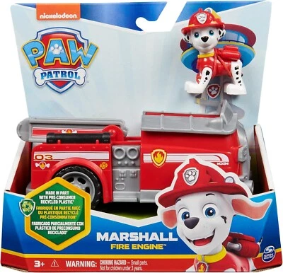 Paw Patrol, Camion dei Pompieri di Marshall, Veicolo e Personaggio - Immagine 1 di 4