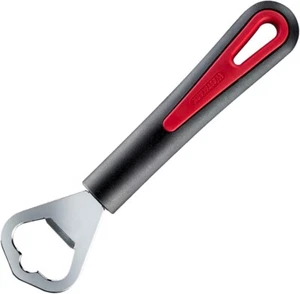 Abridor de botellas Westmark ""Gallant", 6,7 x 1,6 x 0,8 pulgadas, negro/plata/rojo - Imagen 1 de 8