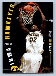 Kurt Looby 2007-08 Panchero's Iowa Hawkeyes College Basketball Card - Picture 1 of 2