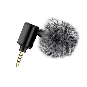 NEW 3.5mm Mobile Phone Single Directional Adjustable Mini Microphone Mic - Picture 1 of 9