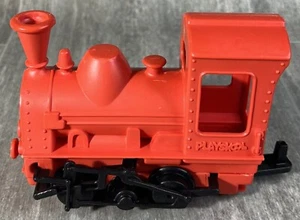 1976 Playskool Richard Scarry PUZZLETOWN LOWLY WORM’S RAIL & ROADWAY Red Train - Picture 1 of 5