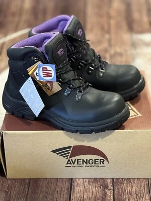 Women’s Avenger Work Boots A7124 Waterproof Steel Toe 7 Wide Brand New - Image 1 of 4