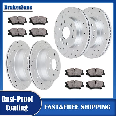 Pastilhas de rotores de freio dianteiro traseiro para Chevrolet Avalanche Tahoe kit perfurado de freios - Imagem 1 de 4