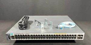 HP ProCurve J9574A E3800 48G-POE+-4SFP 48 Port Switch -Same Day Shipping - Picture 1 of 5