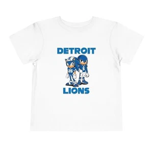 Toddler Tee - Sonic & Knuckles Jahmyr Gibbs & David Montgomery Detroit Lions - Picture 1 of 25