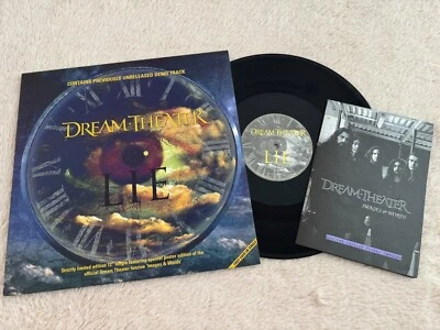 DREAM THEATER Lie 12"EP Single 1994 Original 1st PRESS Germany POSTER Fanzine - Image 1 of 4