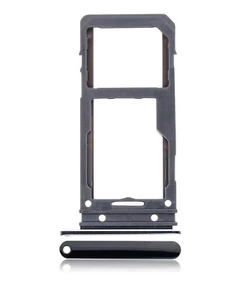 Dual Sim Card Tray Compatible For Samsung Galaxy S8 / S8 Plus (Black) - Picture 1 of 3