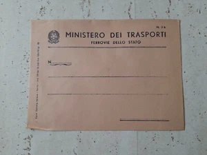 Busta Lettera Ferrovie Dello Stato Ministero Dei Trasporti Collezionismo - Picture 1 of 2