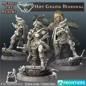 Hot Grand Marshall | Across the Realms | RPG Wargaming 3D Printed Miniature - Picture 1 of 1