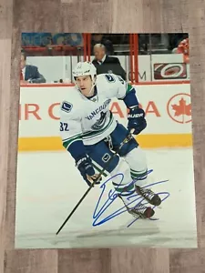 Foto firmada por Dale Weis 8x10 certificado de autenticidad Vancouver Canucks Canadiens Flyers Blackhawks - Imagen 1 de 1