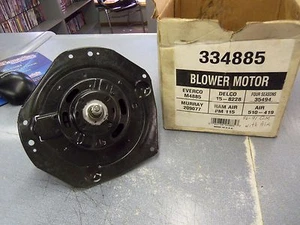 NEW 334885 PARTS MASTER Blower Motor M4885 = Four Seasons 35494 MURRAY 209077 - Picture 1 of 2