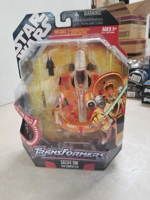 Hasbro Star Wars Transformers Saesee Tiin & Episode 2 Starfighter Action Figure - Image 1 of 4