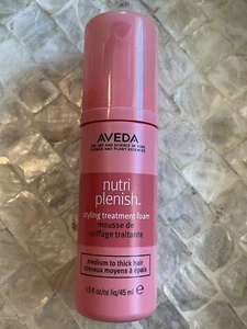 💠AVEDA Styling Treatment Foam Nutra Plenish Mini 1.5oz Deluxe Travel Size - Picture 1 of 4