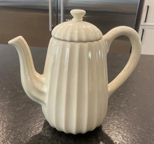 Vintage Coffee Pot  Beauce Art Pottery 4015  Creamy White  Quebec Canada 1980’s - Bild 1 von 14