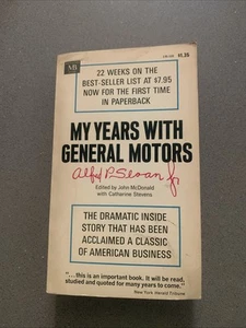 My Years with General Motors ~ Alfred P Sloan 1965 Vintage Paperback Book - Picture 1 of 6