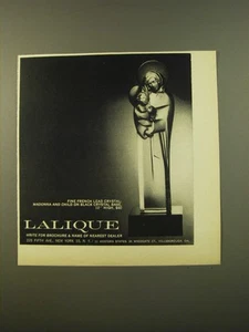 1961 Lalique Madonna and Child Advertisement - Picture 1 of 1