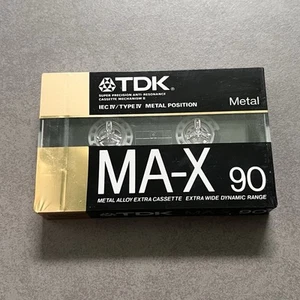 TDK MA-X 90 Cassette Tape New Sealed Vintage 1988 Japan MA X Metal - Picture 1 of 4