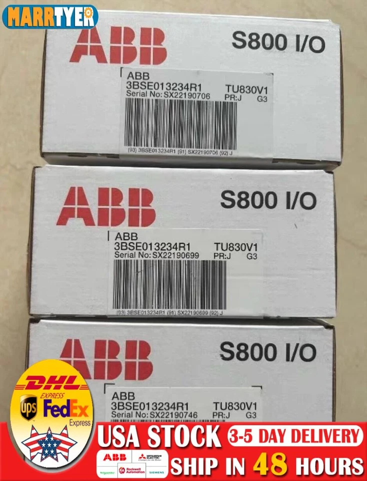 1PC New ABB 3BSE013234R1 TU830V1 Base In Box Brand - Image 1 of 4