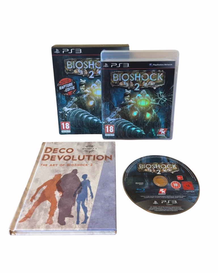 Bioshock 2 Rapture Edition w/ Deco Devolution Artbook PlayStation 3 PS3 UK - Image 1 of 1