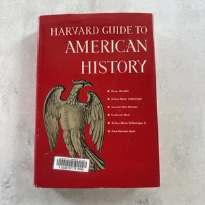 Harvard Guide to American History by Various Authors / 1970 Ex-library Hardcover - Picture 1 of 13