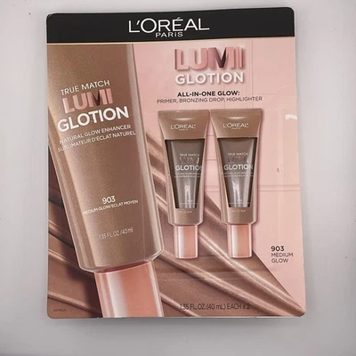 L’Oréal Paris Makeup Lumi Glotion, Color 903 Light Glow 1.35 x 2 FL OZ MSRP $20 - Image 1 of 3