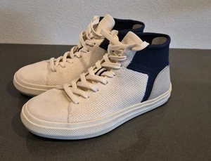 Zapatilla deportiva alta para mujer Rothy's The crema/azul marino talla 7 - Imagen 1 de 9