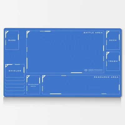 Alfombra de juego de cartas Gundam con zonas - Alfombrilla de cartas de 24"x14" para alfombrilla de juego de regalo GCG Foto 1 de 4