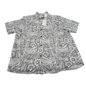 NWT Tommy Bahama The Coconut Point Mens S/S Camp Shirt XL Floral Cabana Blooms - Picture 1 of 8